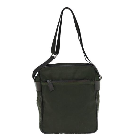 PRADA Shoulder Bag Nylon Khaki - Picture 1 of 16